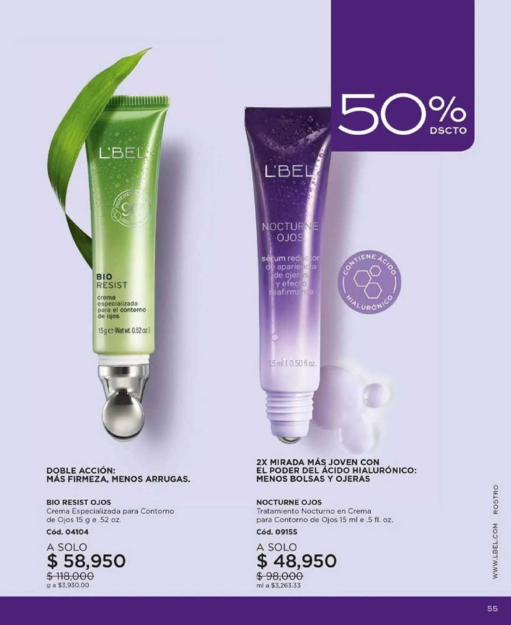 Catalogo de Catálogo L'bel 7 de mayo al 31 de mayo 2024 - Pag 50