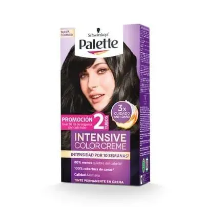 Tintura Palette x 2 Tubos Tono Rubio Plata 10-1