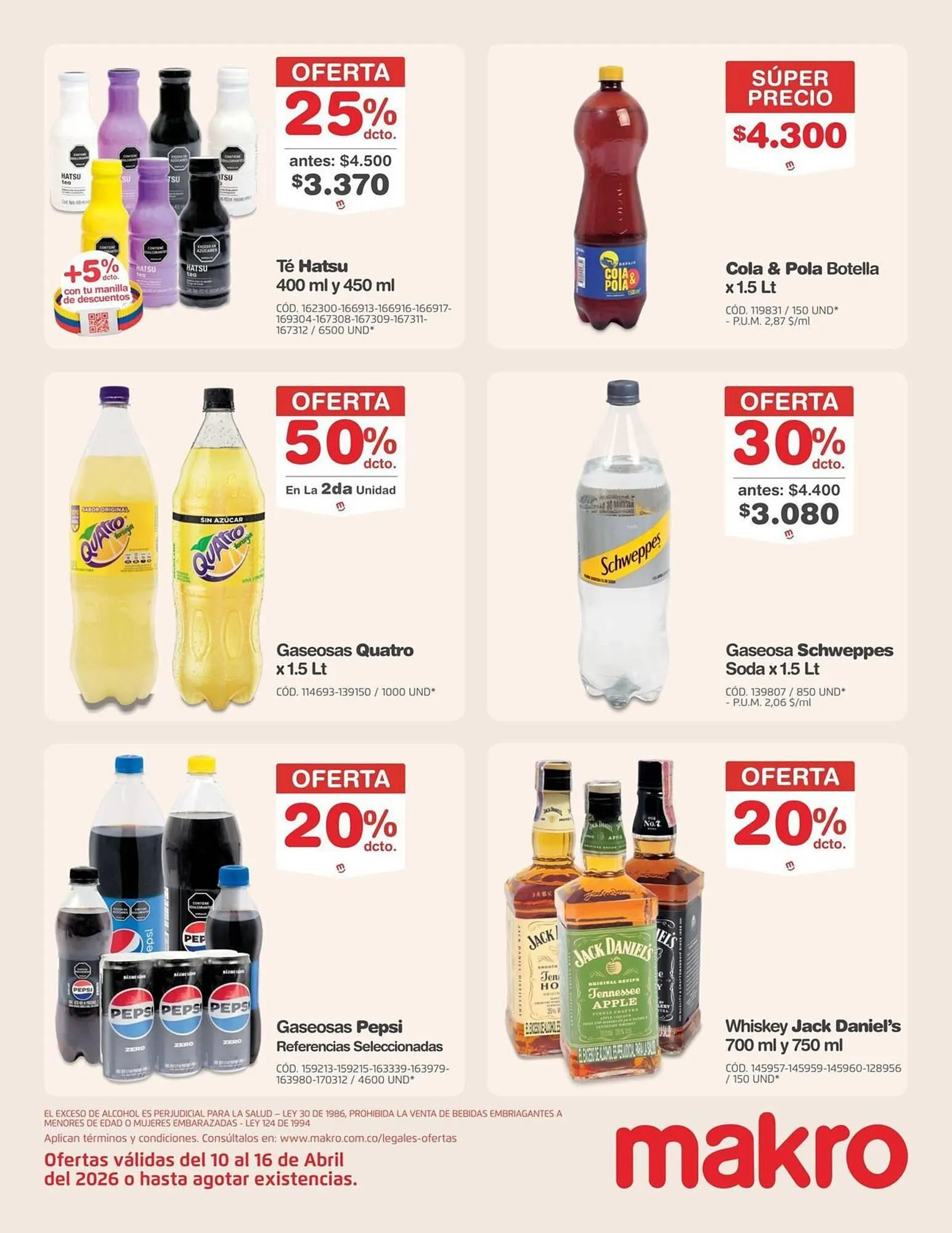 Catalogo de Catálogo Makro 10 de abril al 16 de abril 2026 - Pag 17