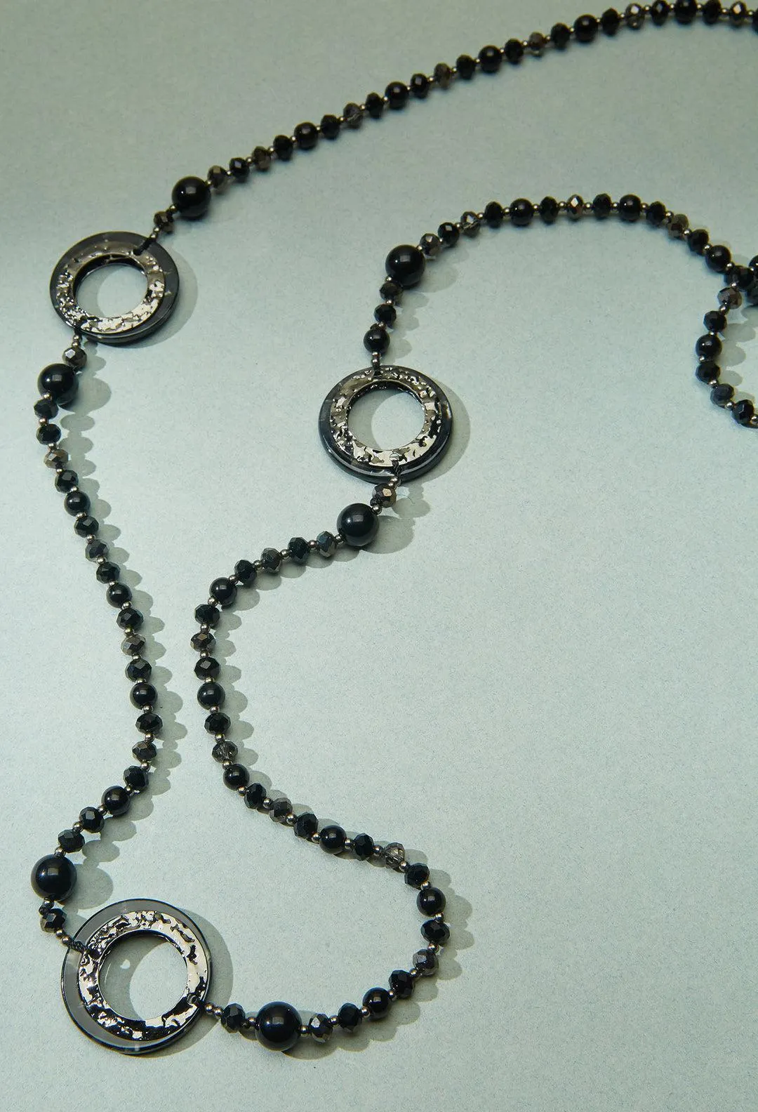 Collar Largo Piedras Mujer - SALE