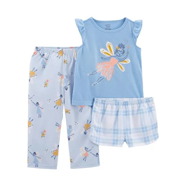 Pijama 3 Piezas Hadas Niñas - Carter's