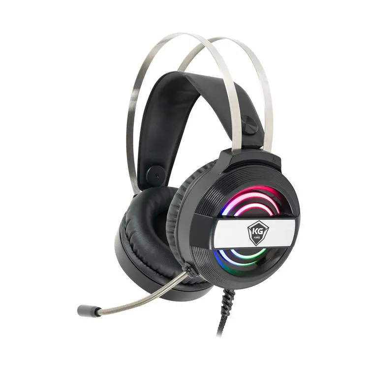 KGA1 Negros Audífonos de Diadema KALLEY Alámbricos Over Ear Gaming K-KGA1 Negro