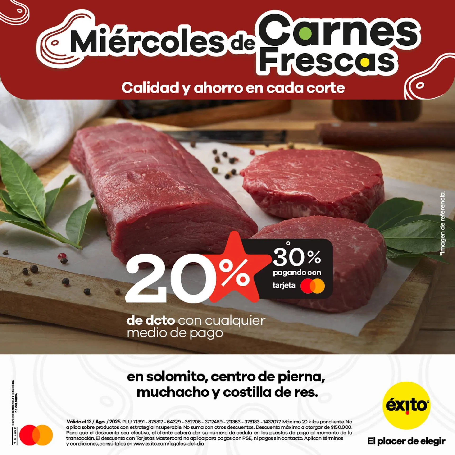 Catalogo de Catálogo Éxito 13 de agosto al 13 de agosto 2025 - Pag 1