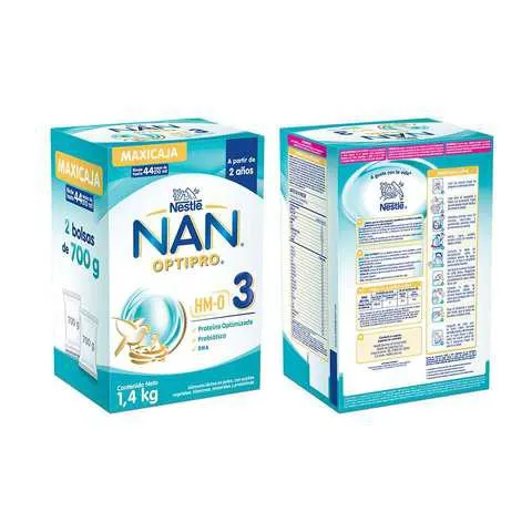 Alimento Lacteo Nan 3 Caja X 1400 Gr
