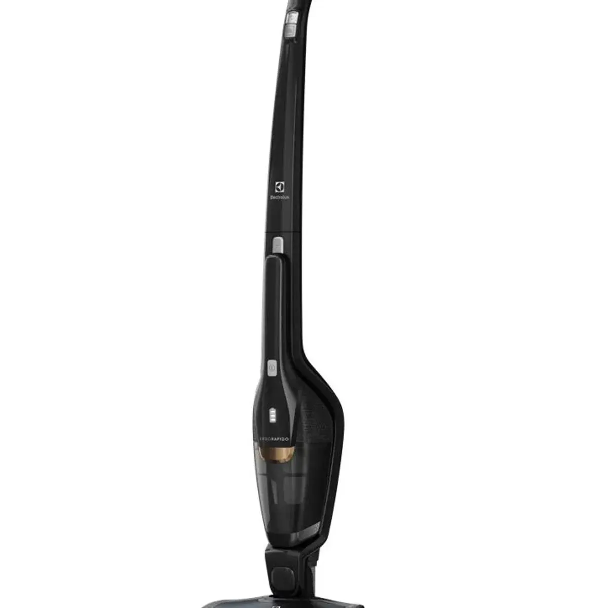 Aspiradora Vertical Inalámbrica Electrolux 2 en 1 Luz LED Frontal Hasta 30min Negra ERG24N