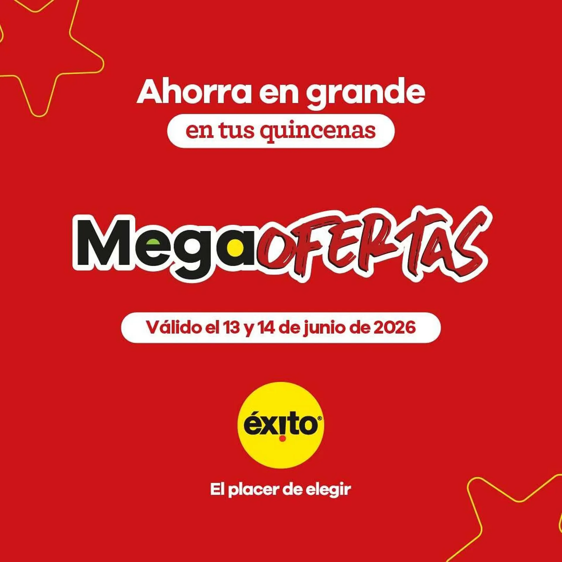 Catalogo de Catálogo Éxito 13 de junio al 14 de junio 2026 - Pag 1