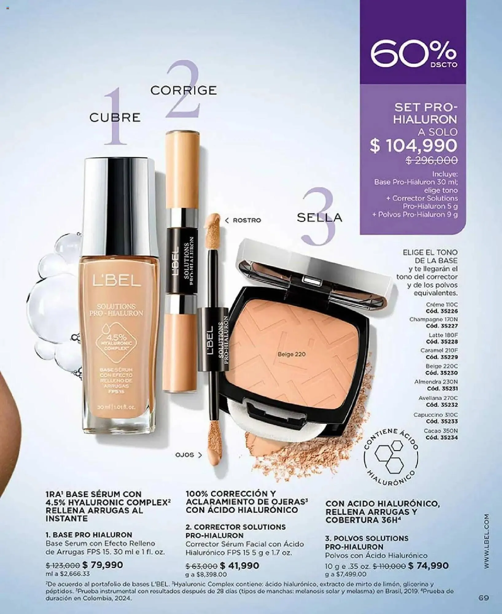 Catalogo de Catálogo L'bel 6 de enero al 15 de febrero 2026 - Pag 69