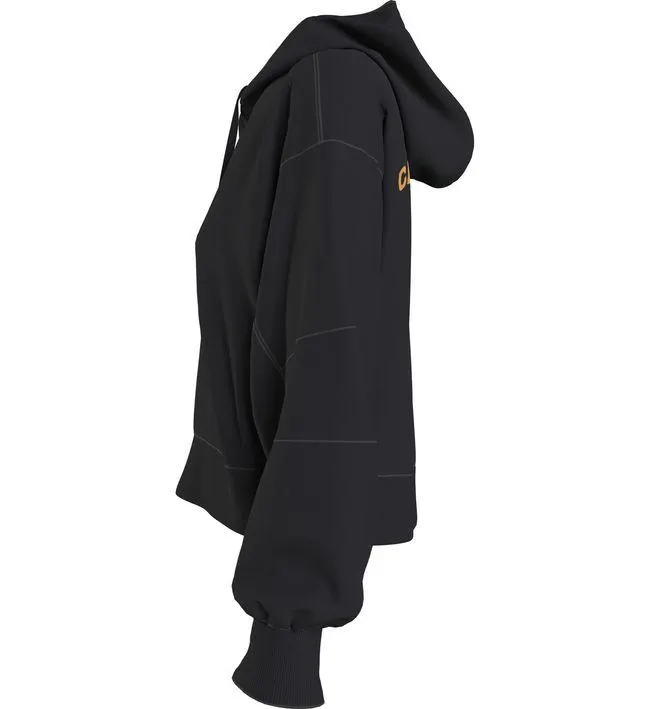 Saco Negro Con Gorro