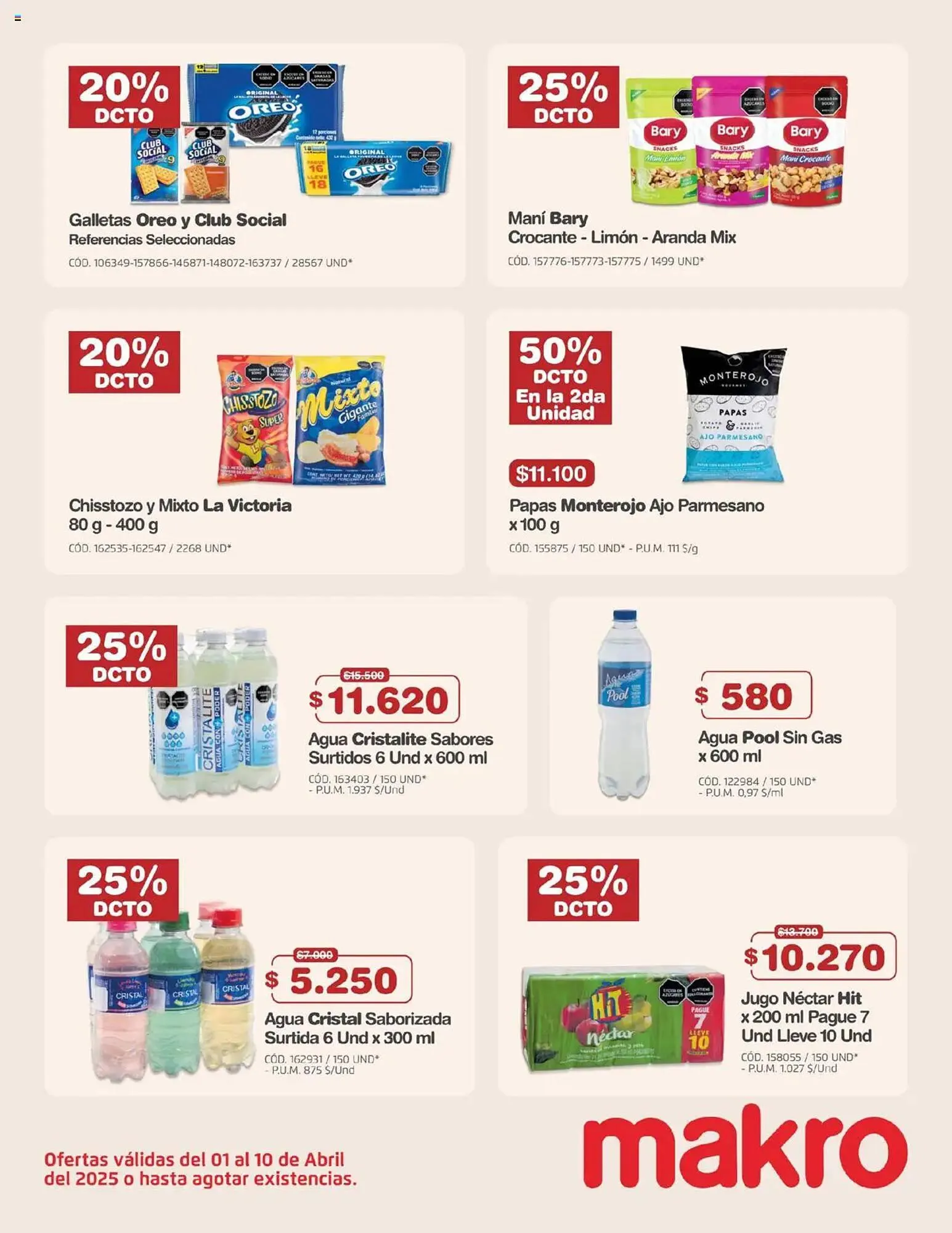 Catalogo de Catálogo Makro 1 de abril al 10 de abril 2025 - Pag 9