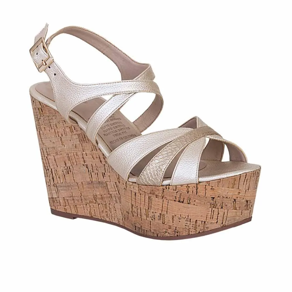 Plataforma de Mujer marca Frattini / Sand.t054