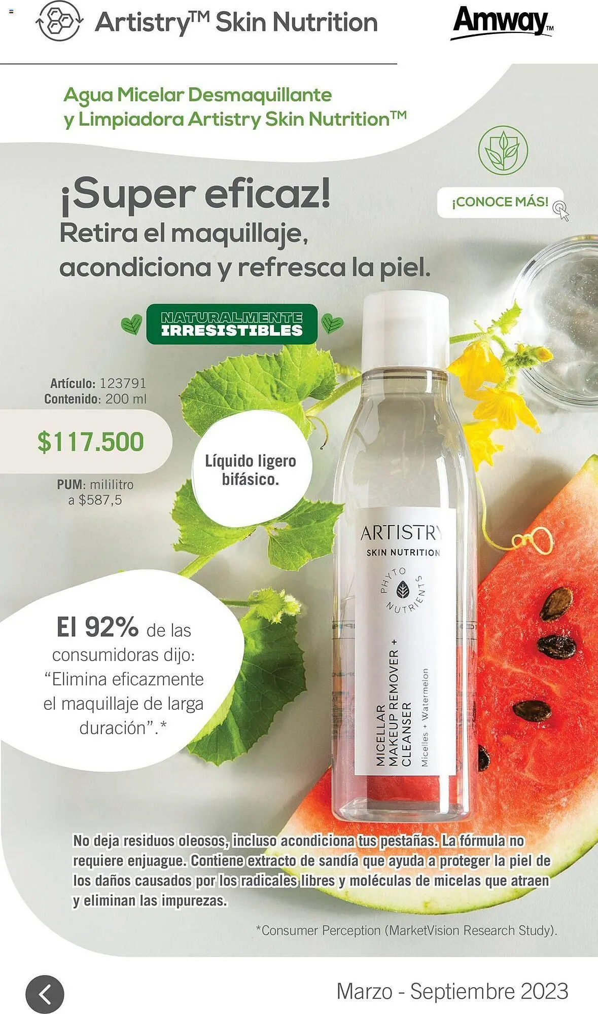 Catalogo de Catálogo Amway 31 de marzo al 1 de septiembre 2023 - Pag 4