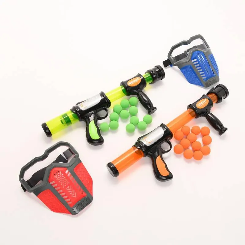 Lanzador Aojie, incluye 2 lanzadores + 2 máscaras + dardos, a partir de 6 años