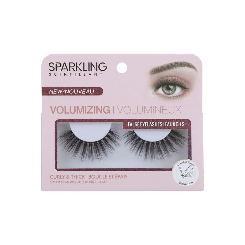 Pestañas Postizas Rizadas Gruesas de la Serie Sparkling Star 1 Par