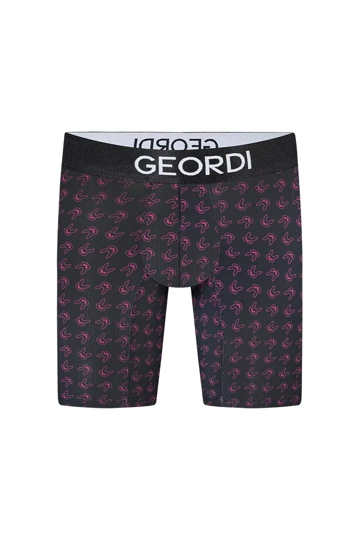 Bóxer largo estampado de microfibra premium (GG24L1)