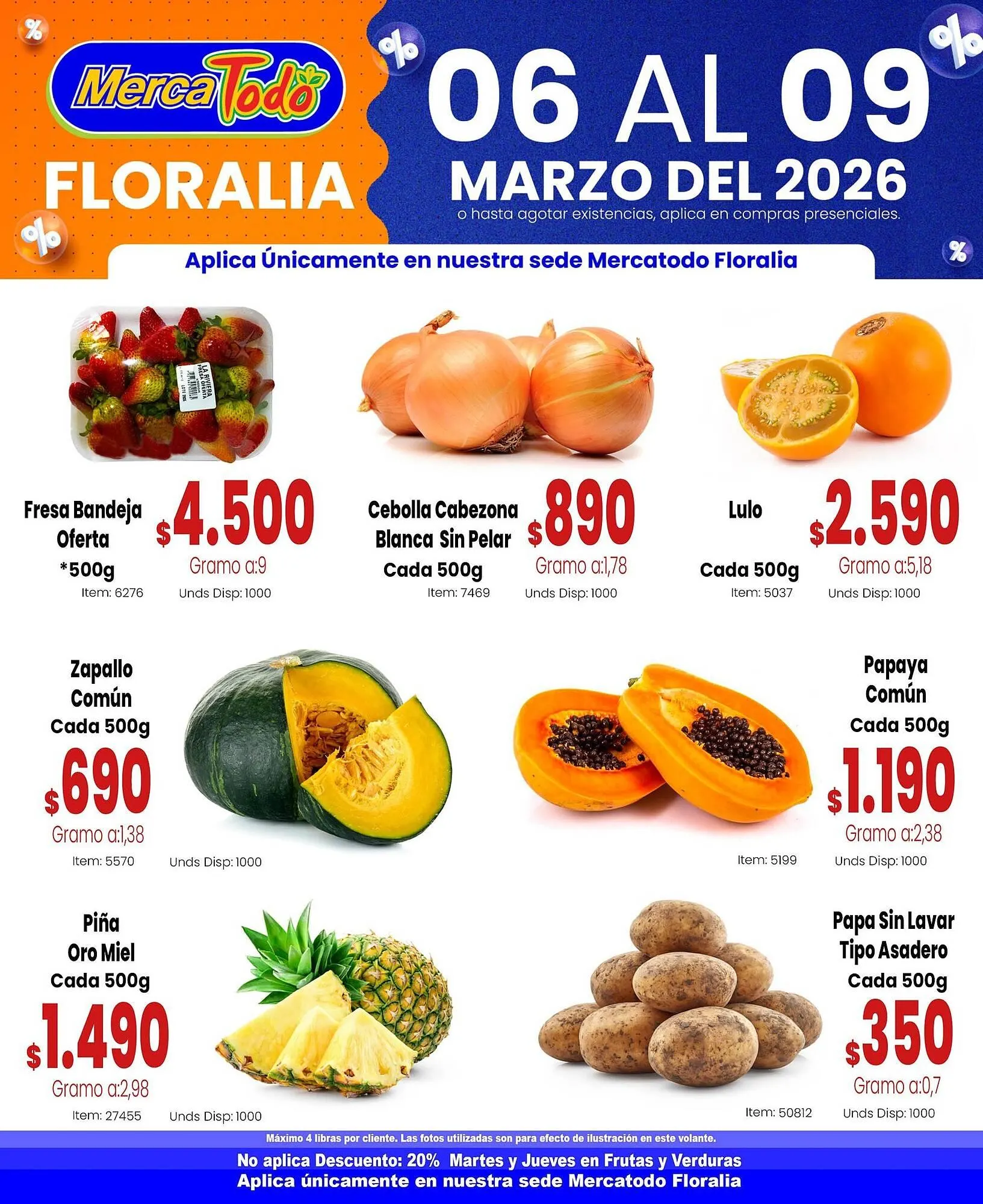 Catalogo de Catálogo MercaTodo 6 de marzo al 9 de marzo 2026 - Pag 1
