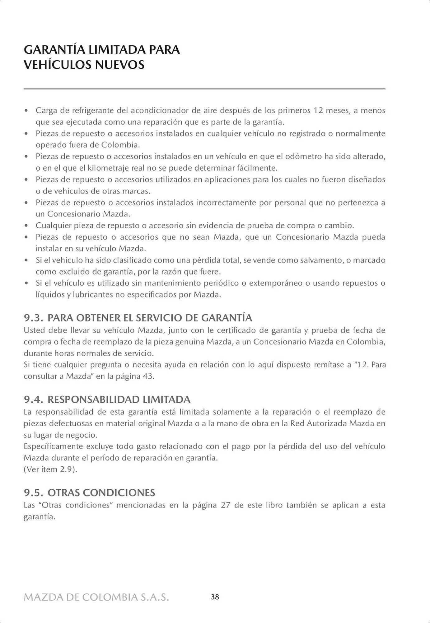 Catalogo de Catálogo Mazda 4 de octubre al 4 de octubre 2024 - Pag 40