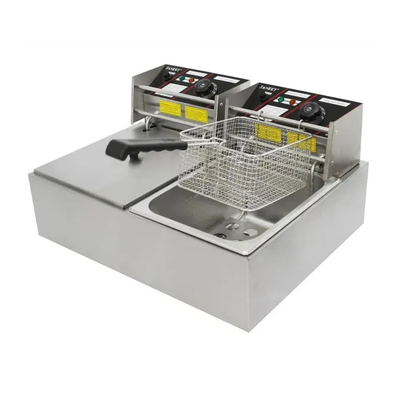 Freidora de Aceite Profesional Acero Inoxidable Sankey de 20 Litros