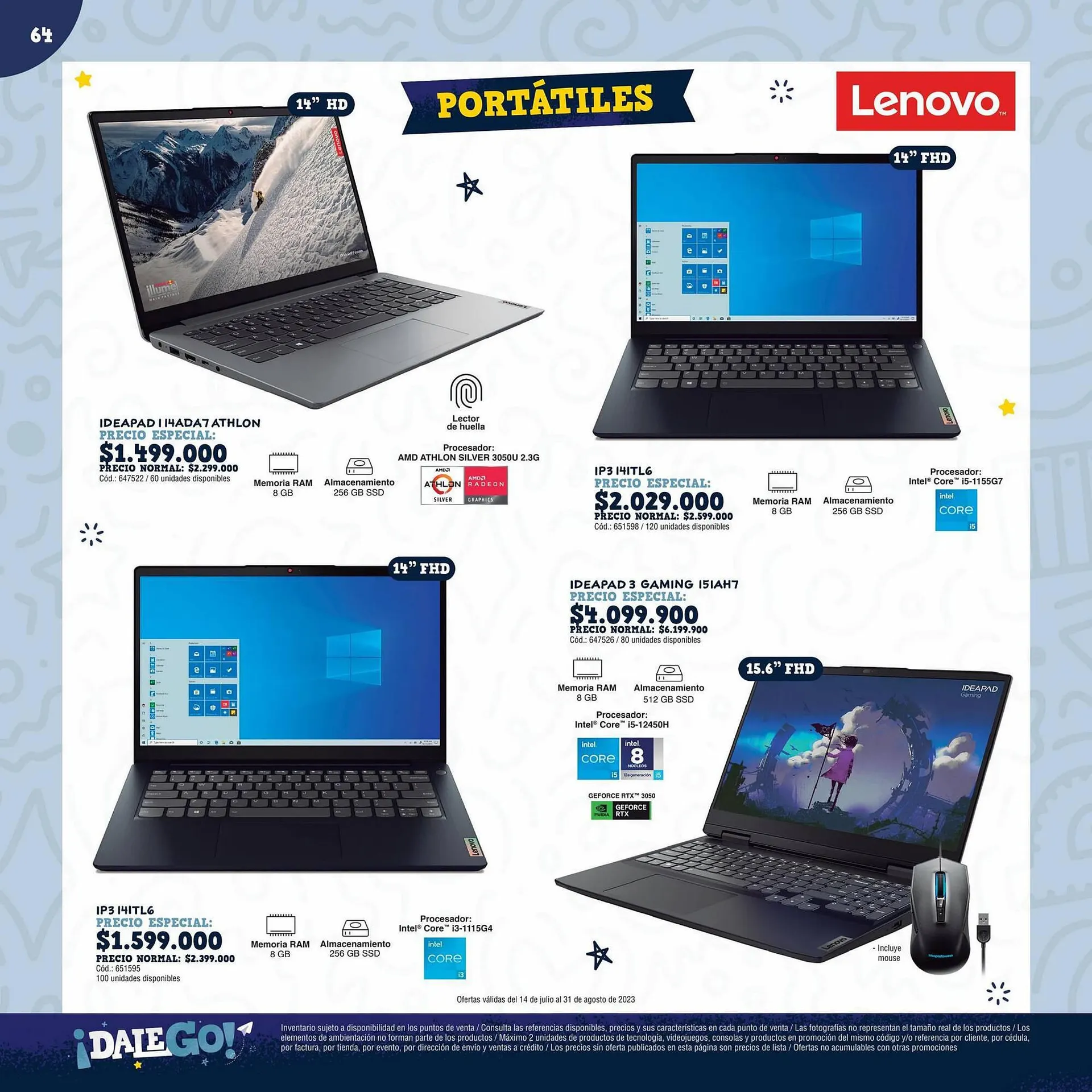 Catalogo de Catálogo Panamericana 2 de agosto al 31 de agosto 2023 - Pag 64