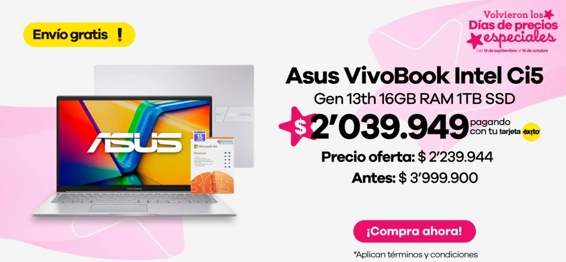 Catalogo de Catálogo Éxito 19 de septiembre al 16 de octubre 2025 - Pag 5