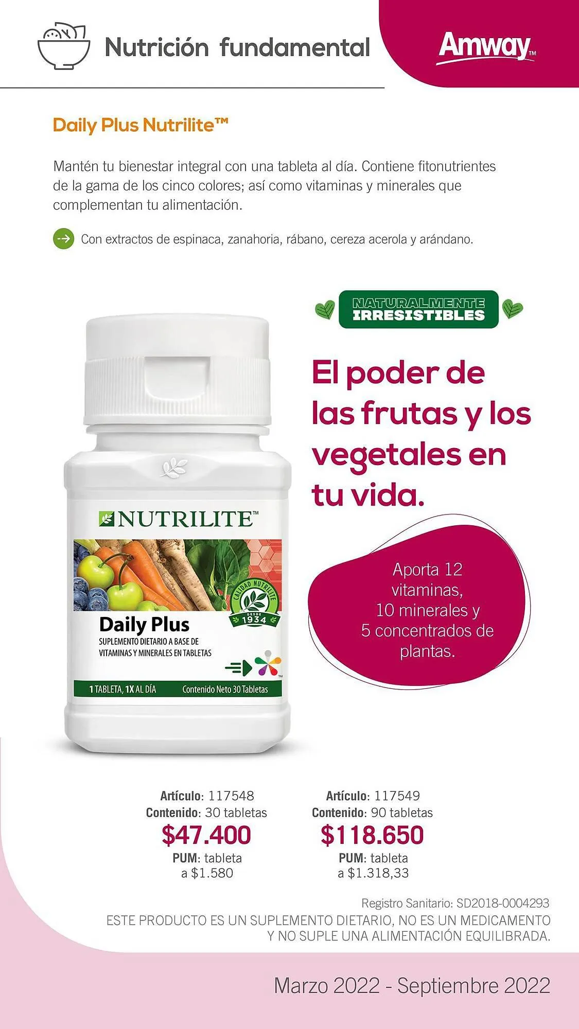 Catalogo de Catálogo Amway 14 de septiembre al 30 de septiembre 2023 - Pag 5