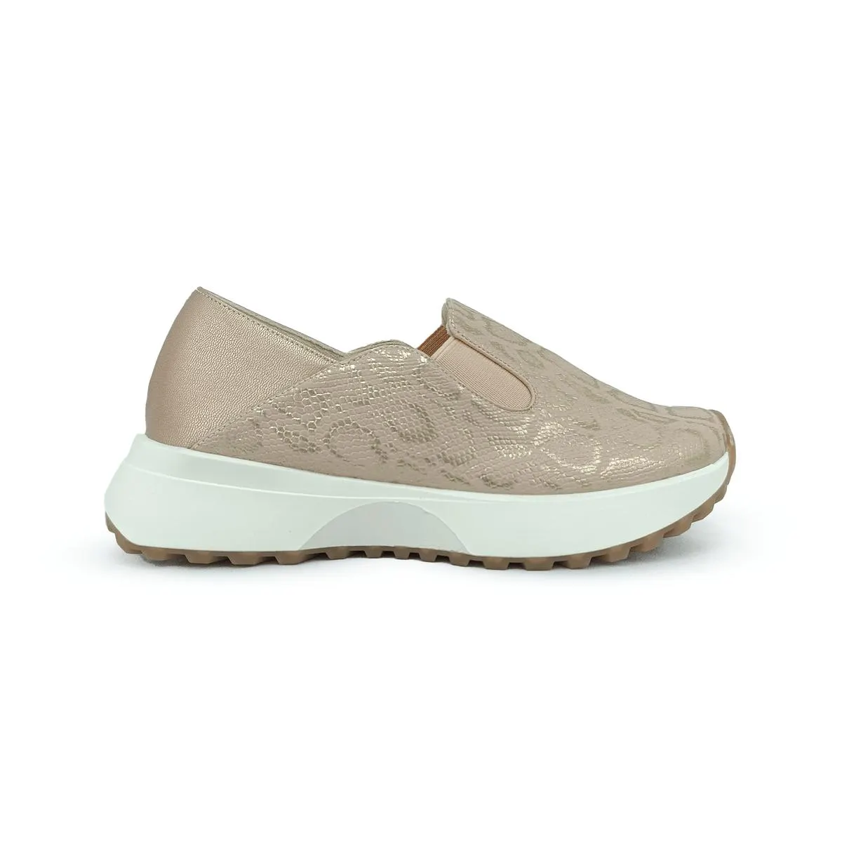 TENIS CASUAL ORO ROSA JEAN SHOES MUJER