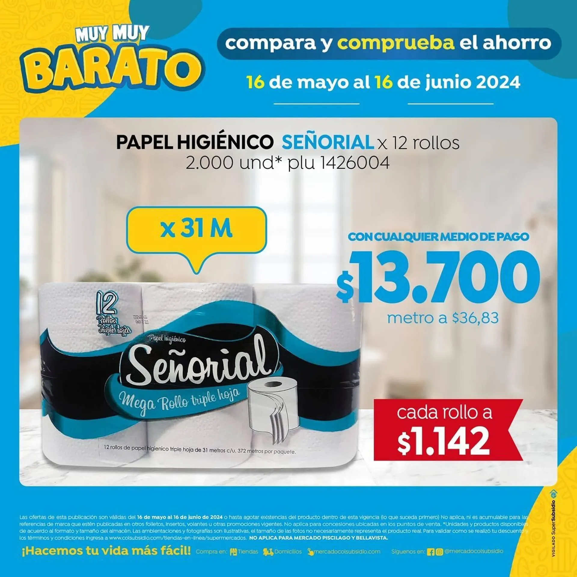 Catalogo de Catálogo Colsubsidio 17 de mayo al 16 de junio 2024 - Pag 1