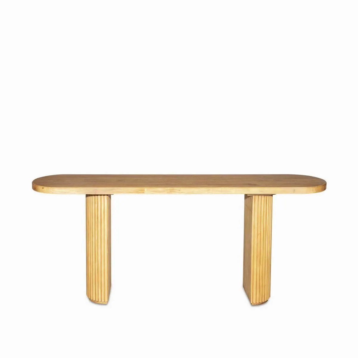 Consola ovalda Nory 76x182x38