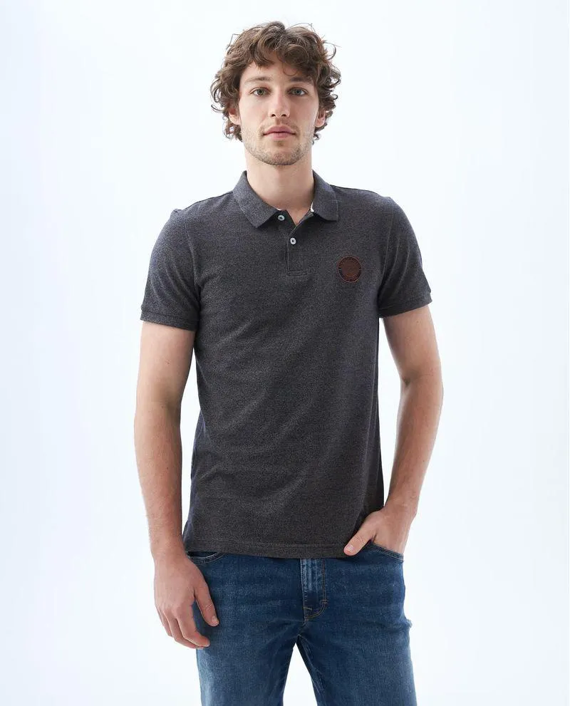 Polo con mini detalle para hombre