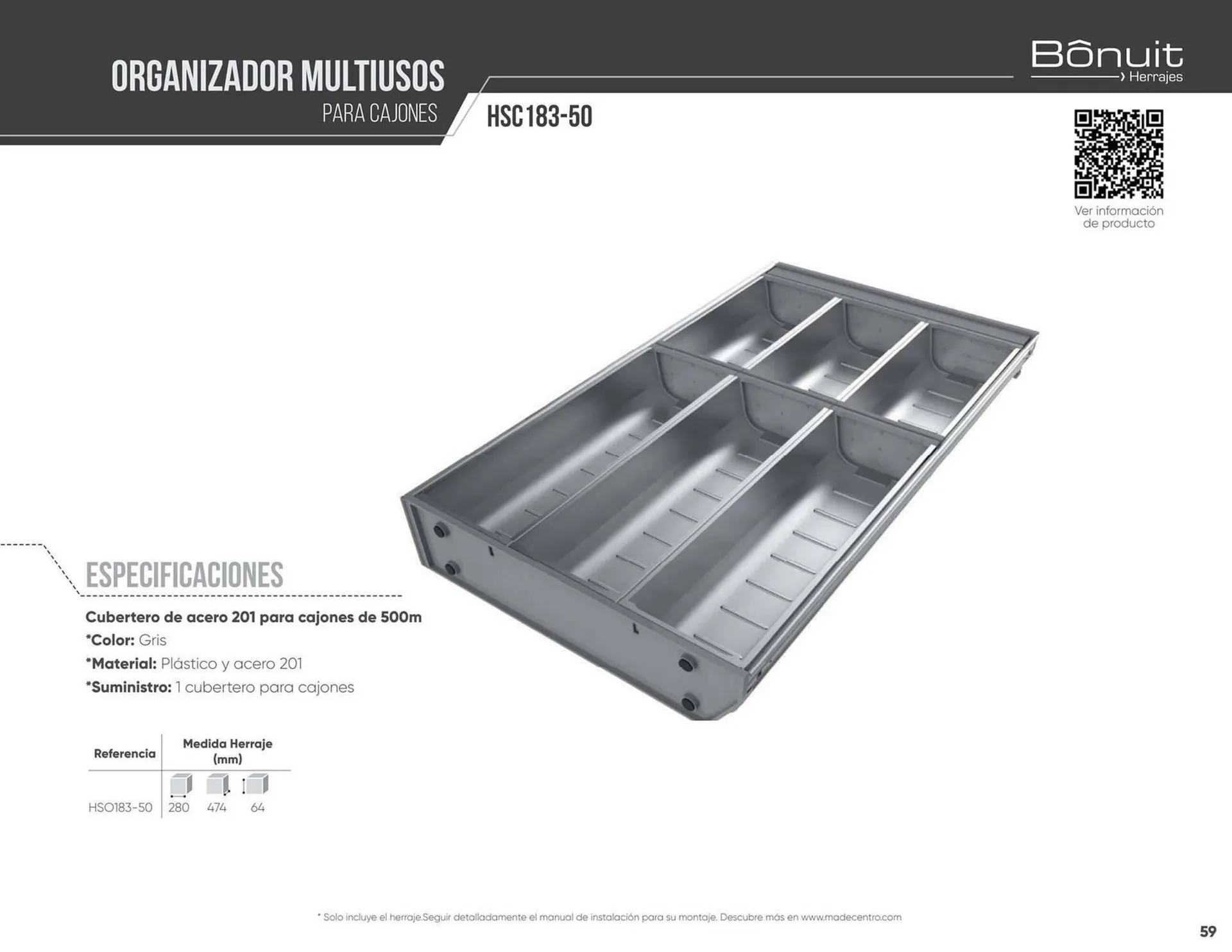 Catalogo de Catálogo Madecentro 8 de abril al 30 de abril 2025 - Pag 59