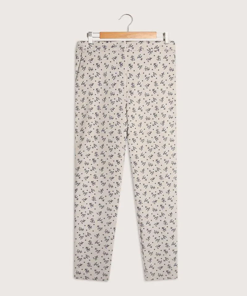 Pantalon Clasico Estampado