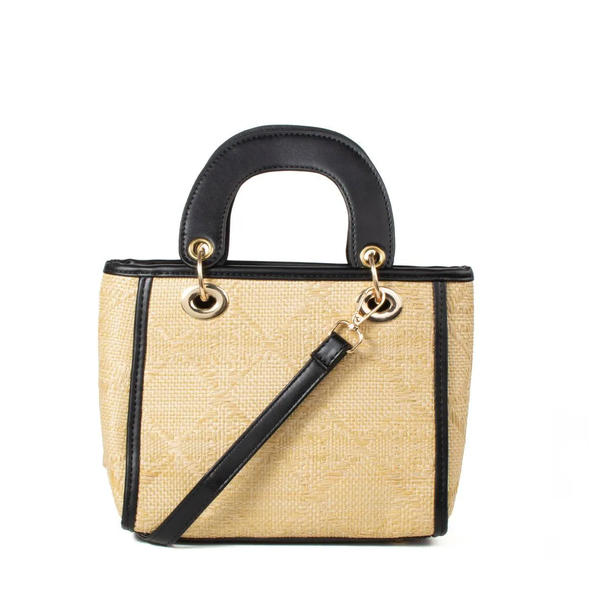 Bolso tipo bandolera color negro, para dama