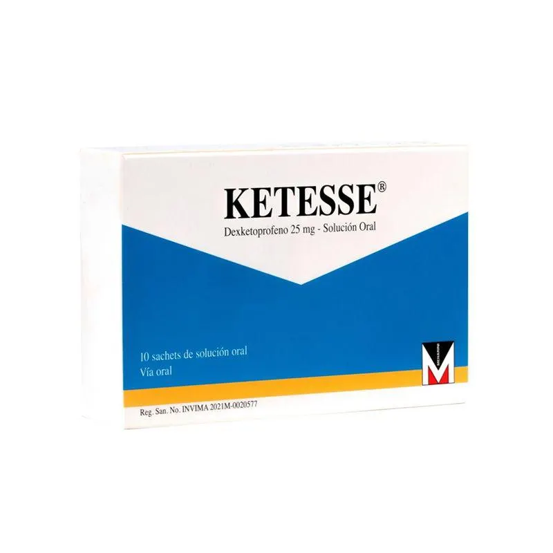 Ketesse 25 Mg Solucion Oral Caja X 10 Sachets