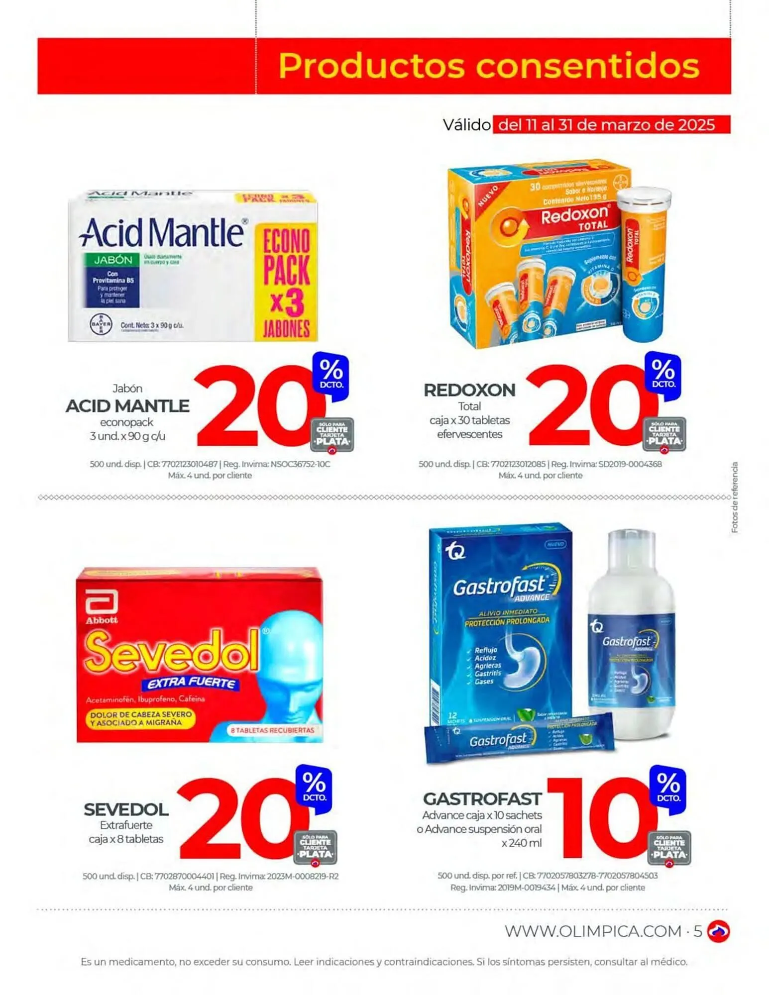 Catalogo de Catálogo Olímpica 6 de marzo al 31 de marzo 2025 - Pag 5