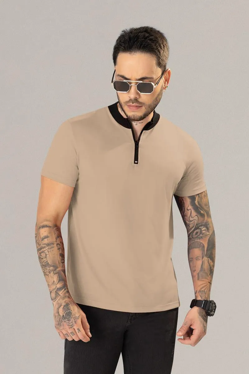 POLO MANGA CORTA Marfil