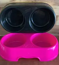 Comedero Doble Mediano 600ml.