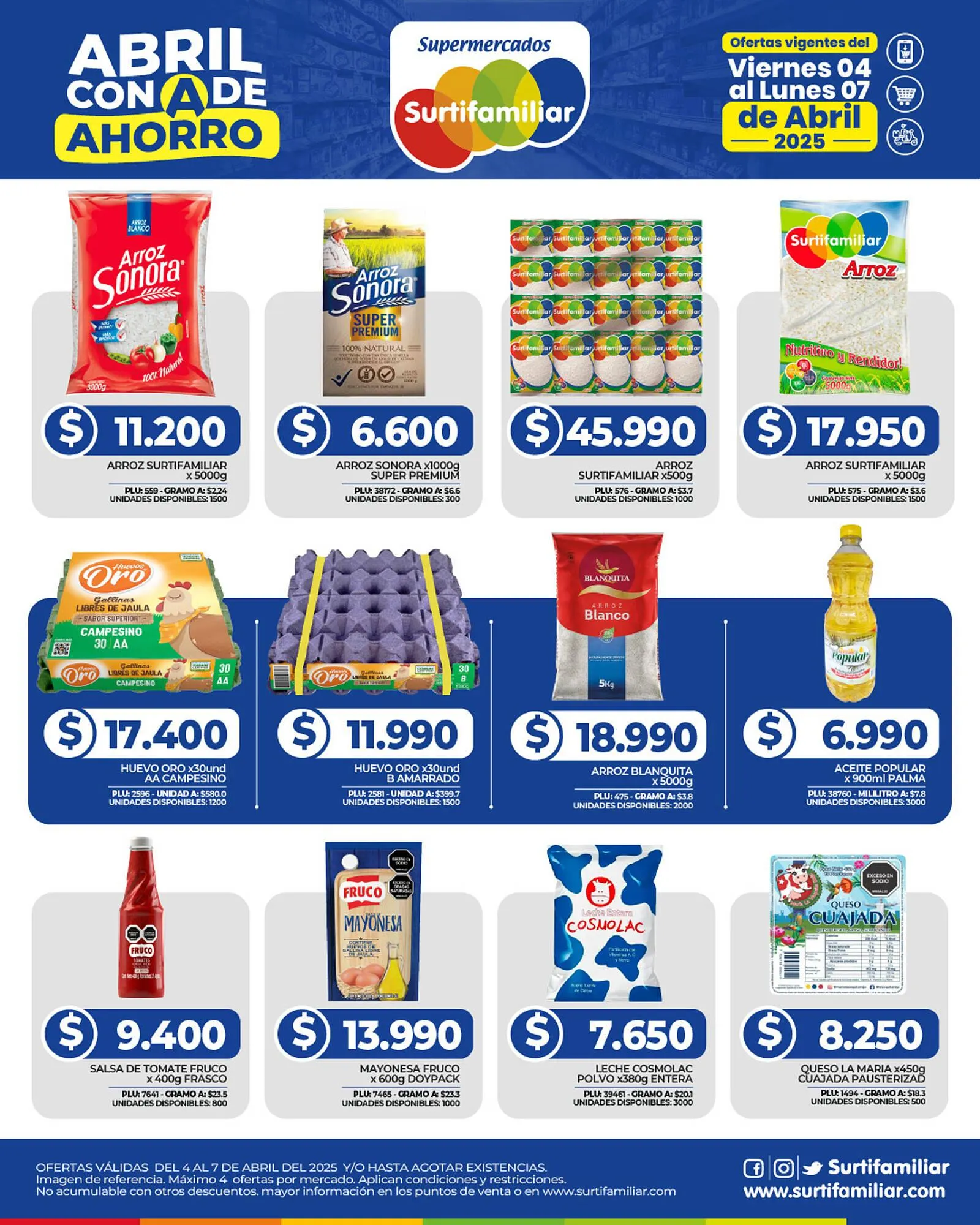 Catalogo de Catálogo Surtifamiliar 3 de abril al 7 de abril 2025 - Pag 3