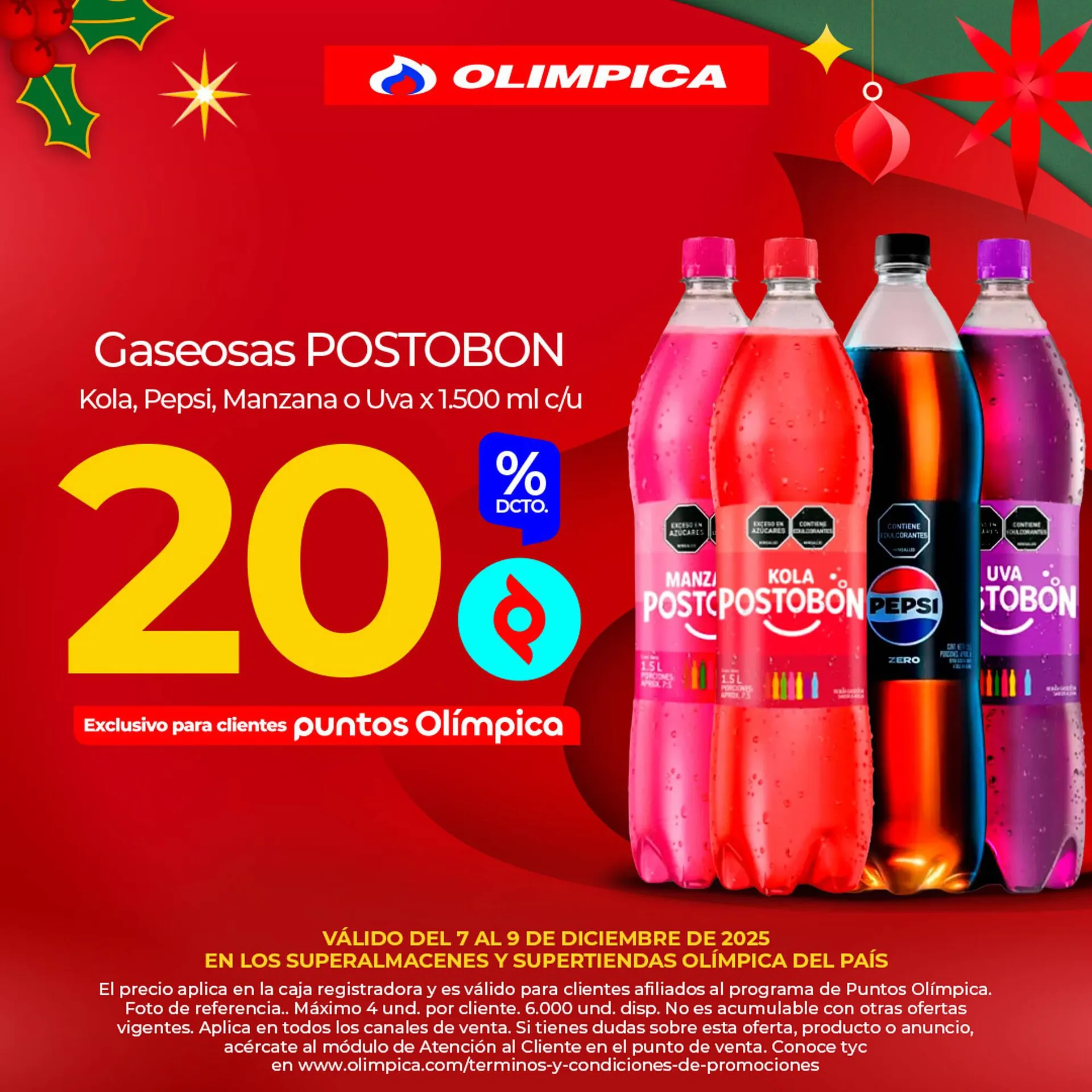 Catalogo de Catálogo Olímpica 7 de diciembre al 9 de diciembre 2025 - Pag 1