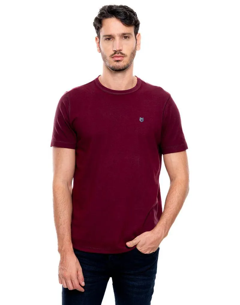 Camiseta Cuello Redondo Con Estampado De Oso