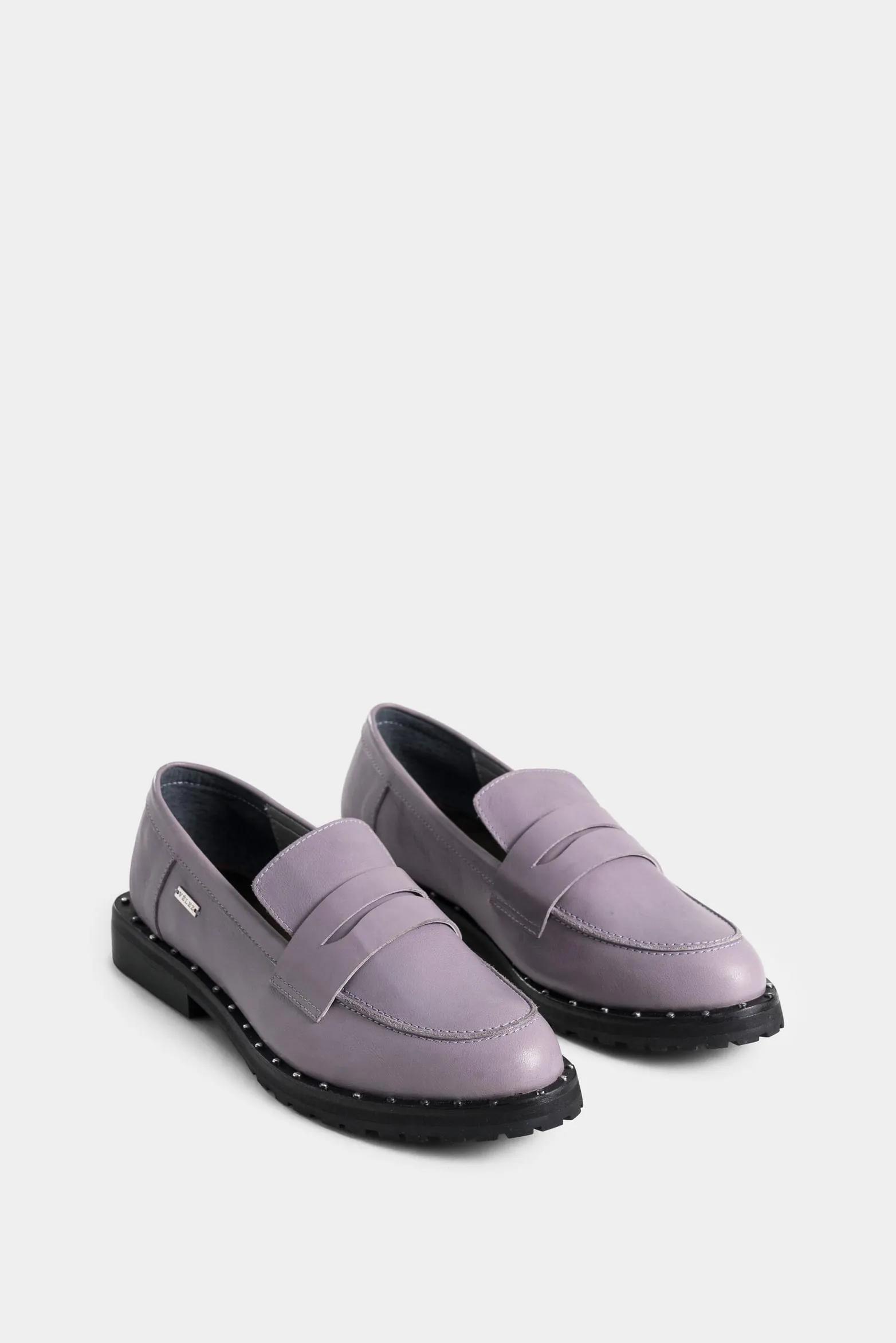 Mocasines trendy de cuero para mujer detalle millaré