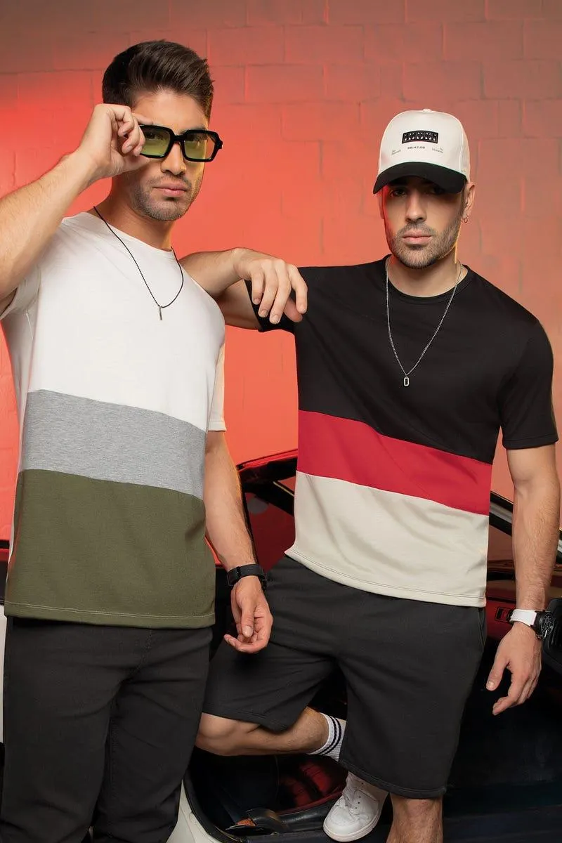 CAMISETA X 2 MANGA CORTA Multicolor