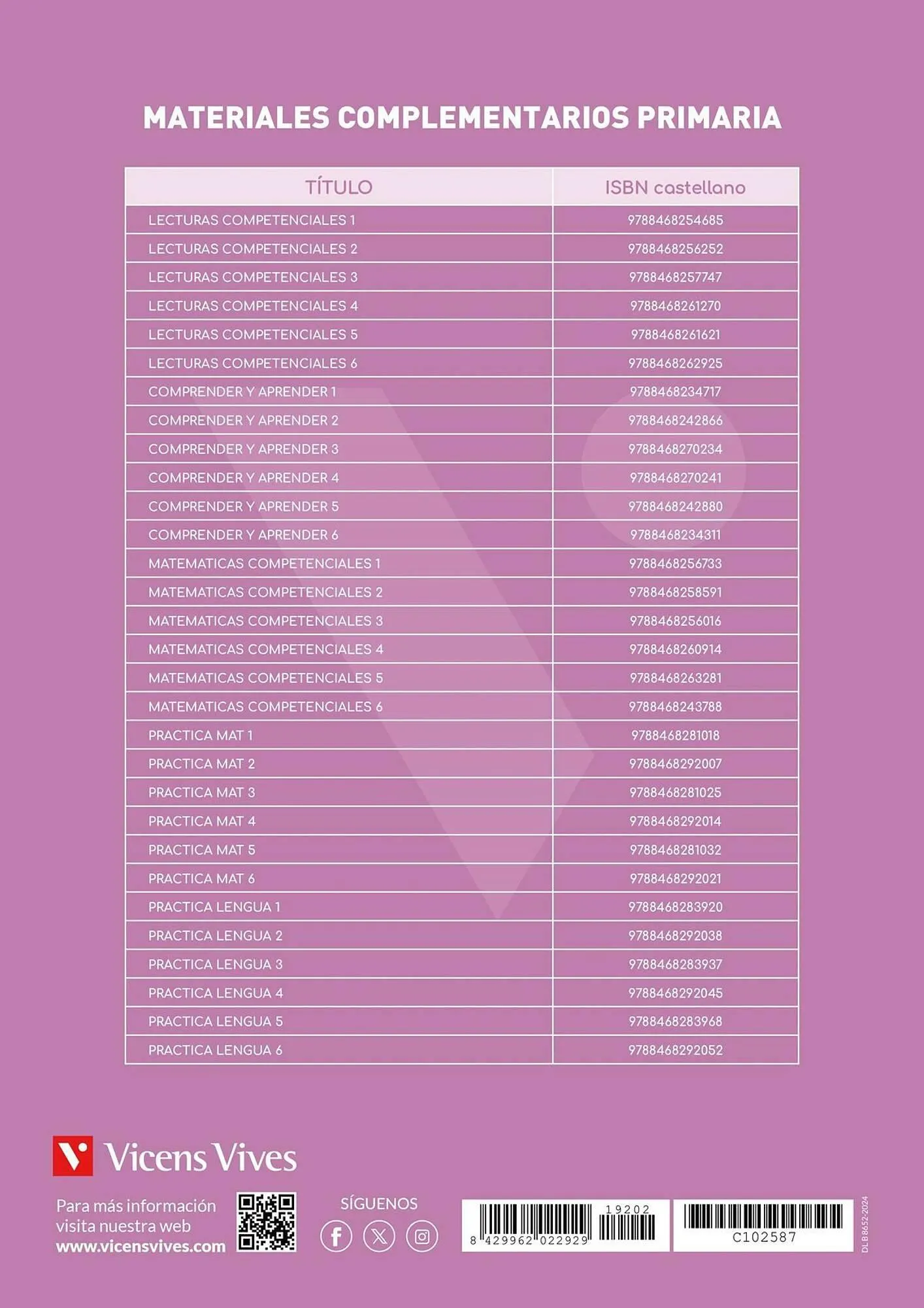 Catalogo de Catálogo Vicens Vives 22 de julio al 31 de diciembre 2024 - Pag 6