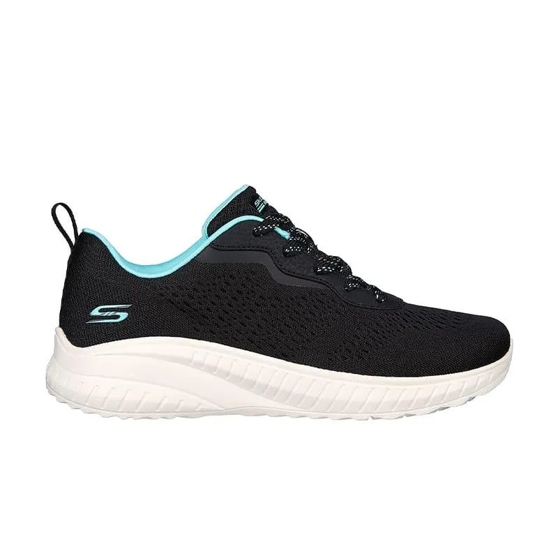 Zapatilla Skechers Casual Dama Bobs Squad Chaos Negro