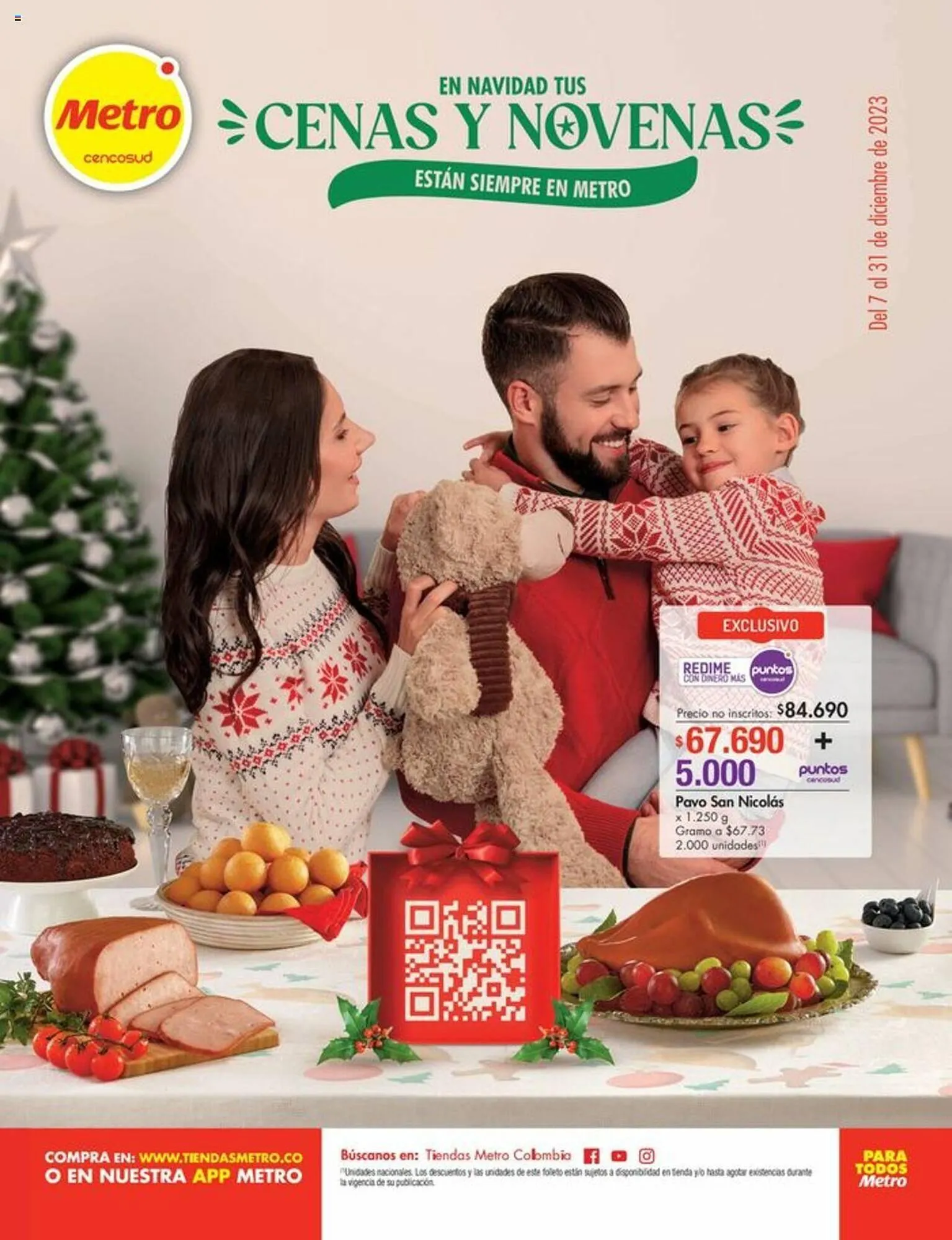 Catalogo de Catálogo Metro 7 de diciembre al 31 de diciembre 2023 - Pag 1