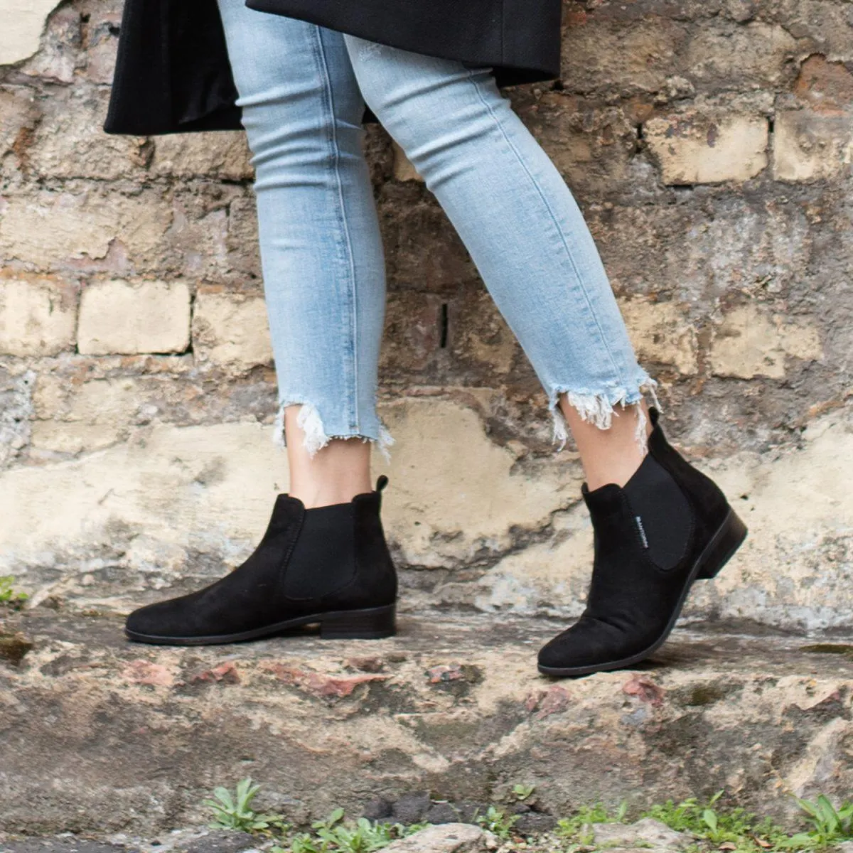 BOTINES PARA MUJER IVY NEGRO