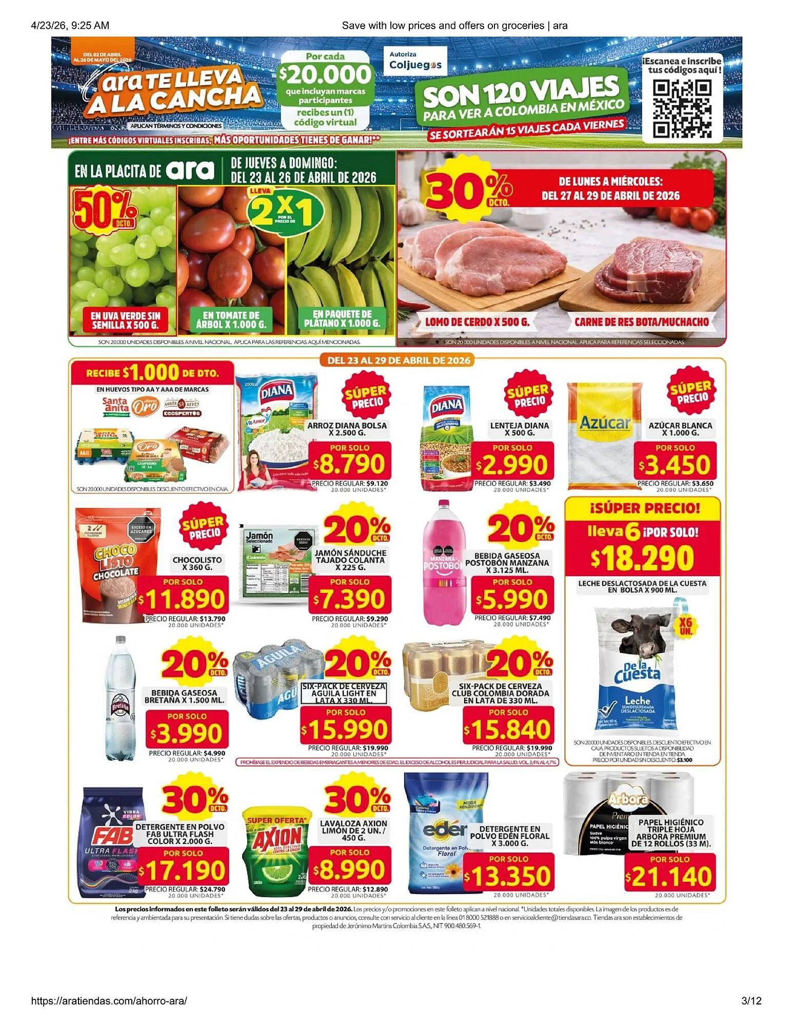 Catalogo de Catálogo Ara 23 de abril al 26 de mayo 2026 - Pag 3