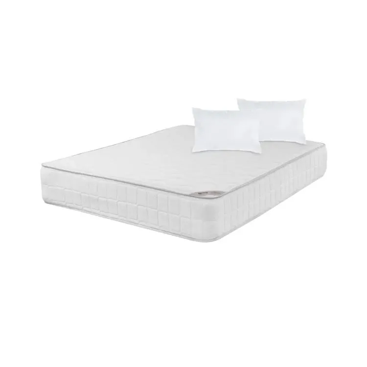 Colchón SPRING Semidoble Resortado Classic 120 x 190 cm + 2 Almohadas Siliconadas