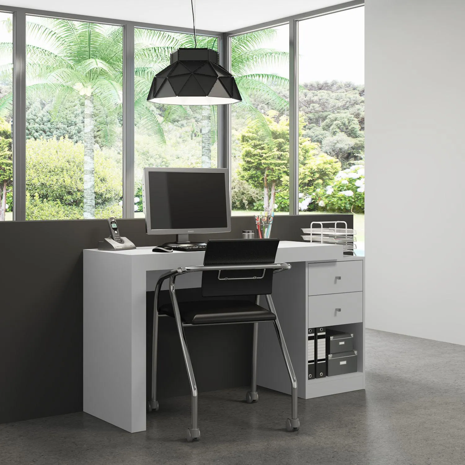 Escritorio Denver Blanco Plus