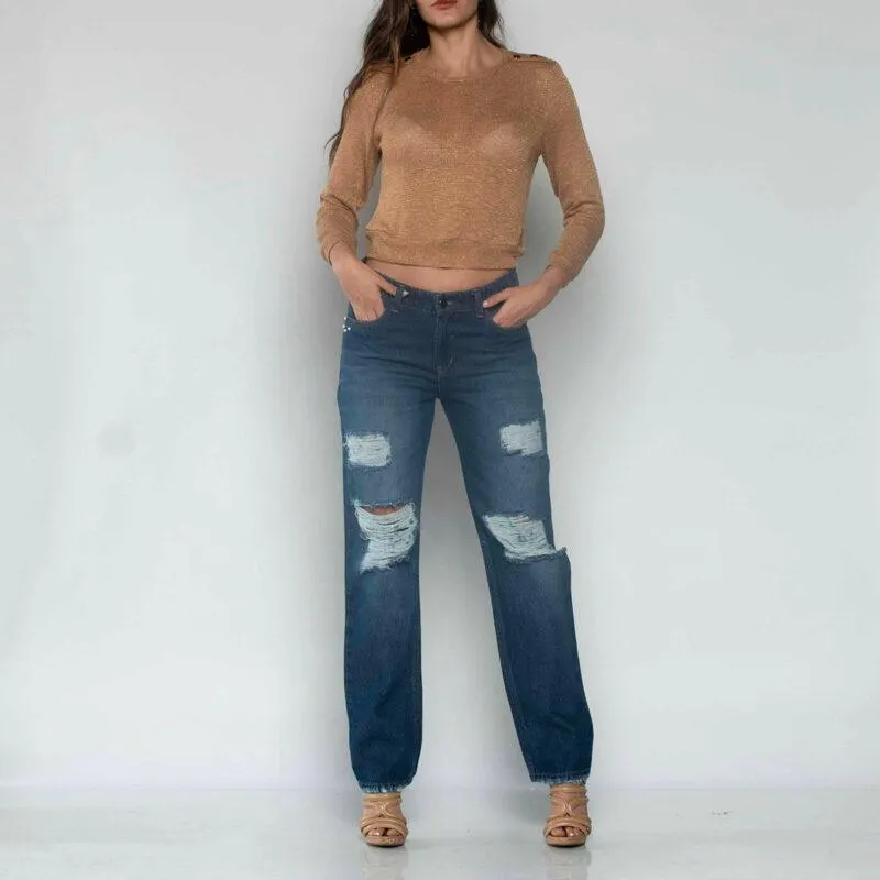 Jean Boyfriend Knz Power Dark