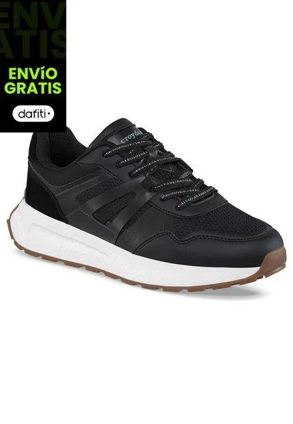 Tenis Grix Negro Para Mujer Croydon