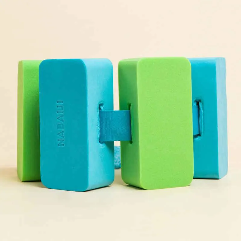 Cinturón Bloques Espuma 15-60 kg Natación Verde Azul